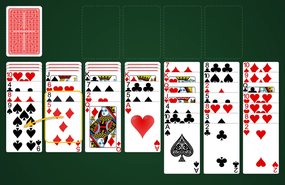 Yukon-style Super Move execution in Scorpion Solitaire